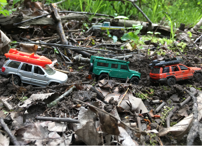 That Ford is either camping, or it didn’t make it. Hm....